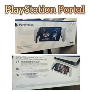 new playstation in its box, incredible for taking your console out of the house.